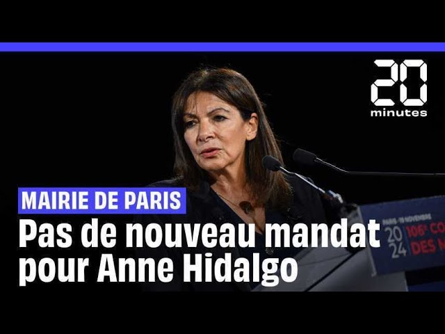 ⁣Anne Hidalgo annonce qu’elle ne se représentera pas en 2026 à la Mairie de Paris