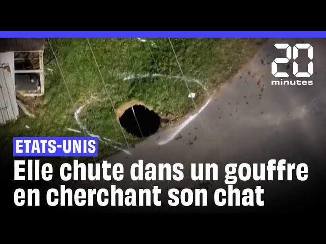 ⁣Etats-Unis : Une femme tombe dans un gouffre en cherchant son chat