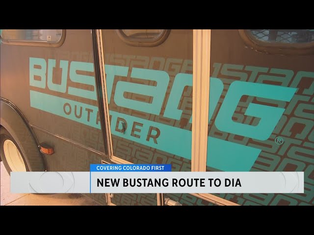 ⁣Bustang takes travelers to Denver International Airport via Northern Colorado route