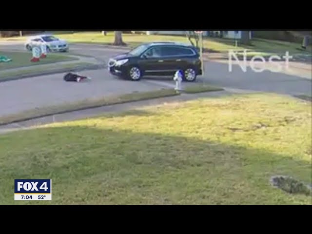 ⁣WATCH: 12 year old girl hit by a car... Driver backs up and drives away