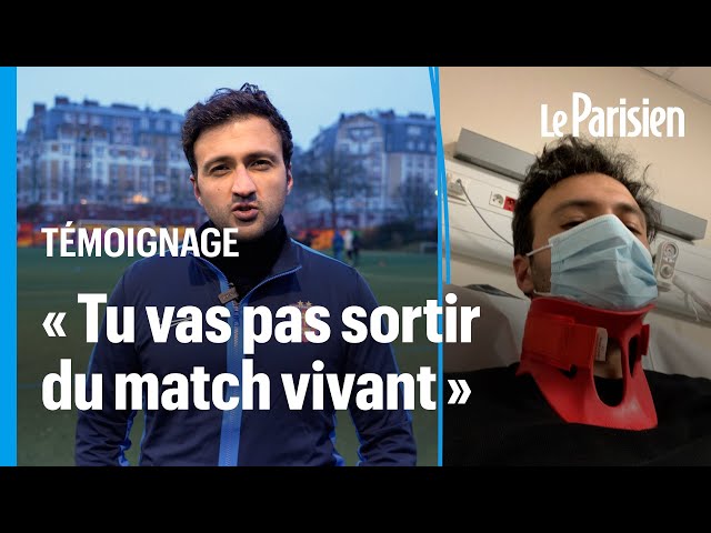 ⁣Frappé par derrière par des supporters, un arbitre de foot finit aux urgences et porte plainte