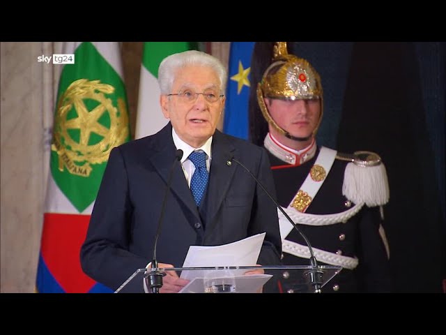 ⁣Mattarella: la guerra è la negazione dell'umanità