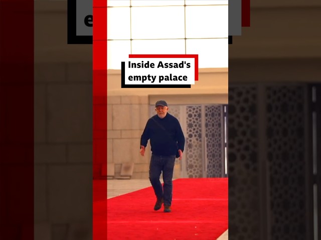 ⁣BBC News goes inside former Syrian President Bashar al Assad's empty palace. #Syria #BBCNews