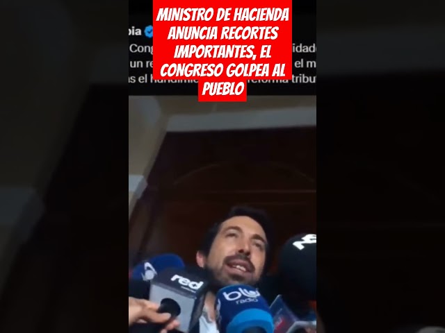 ⁣MINISTRO DE HACIENDA ANUNCIA RECORTES IMPORTANTES, EL CONGRESO GOLPEA AL PUEBLO