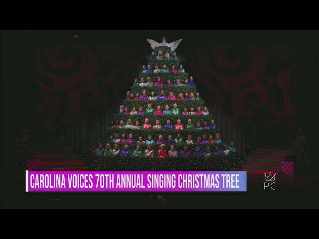 ⁣Carolina Voices celebrates 70 years of the Singing Christmas Tree