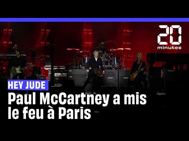 ⁣A 82 ans, Paul McCartney a mis le feu à La Défense Arena