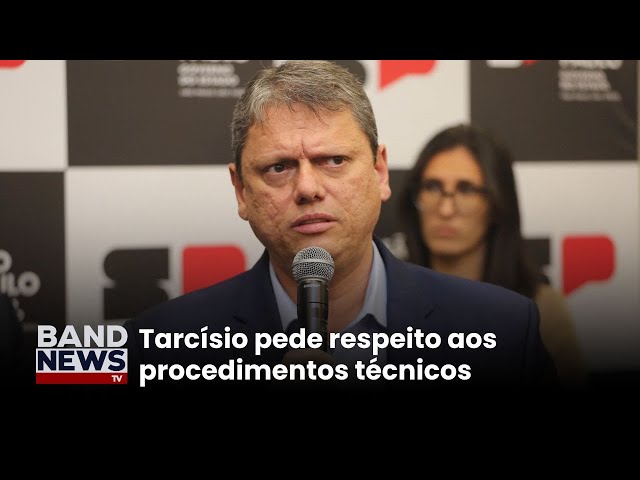 ⁣Tarcísio reafirma Derrite na segurança pública de SP | BandNewsTV