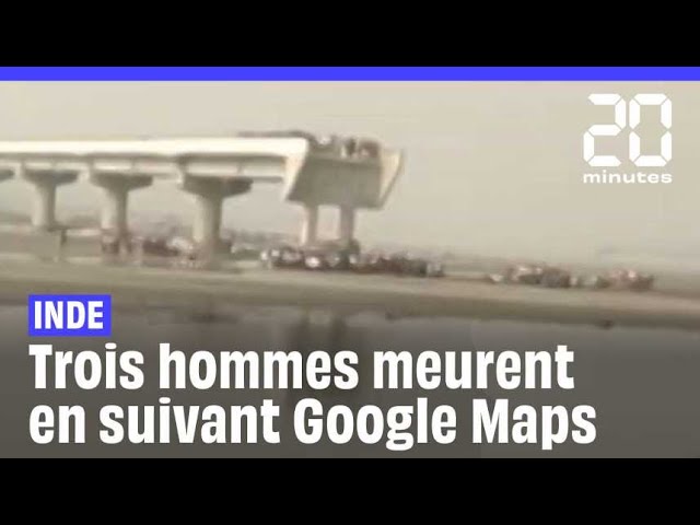 ⁣Inde : Trois hommes meurent dans un accident de voiture en suivant Google Maps