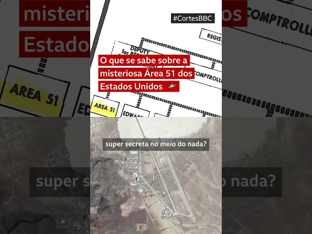 ⁣A misteriosa Área 51  nos EUA: o que se sabe sobre a base secreta #bbcnewsbrasil #cortesbbc