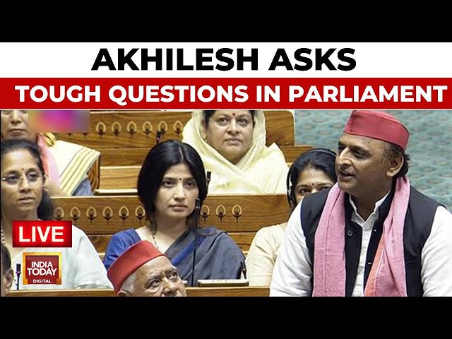 ⁣Akhilesh Yadav LIVE In Lok Sabha: What is Debate On Constitution Without The Presence Of PM?