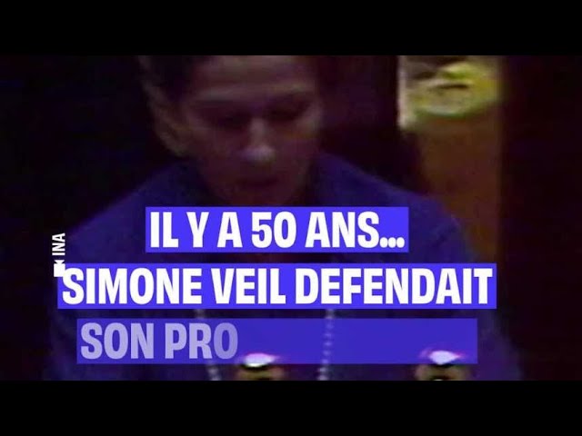 ⁣Il y a 50 ans, Simone Veil défendait son projet de loi sur l’avortement