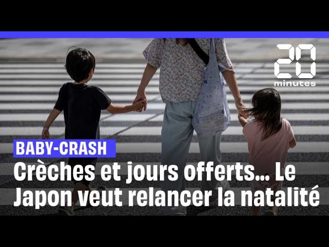 ⁣Crèches et jours offerts : le gouvernement cherche à séduire japonais pour relancer la natalité