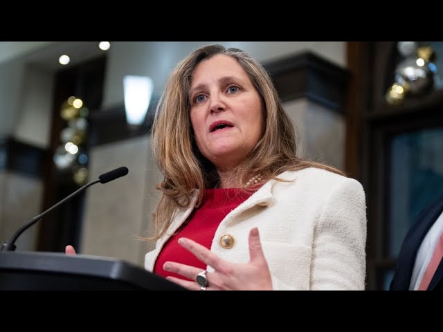 ⁣Freeland says Canada is "going to fight" incoming "economic nationalist" Trump a