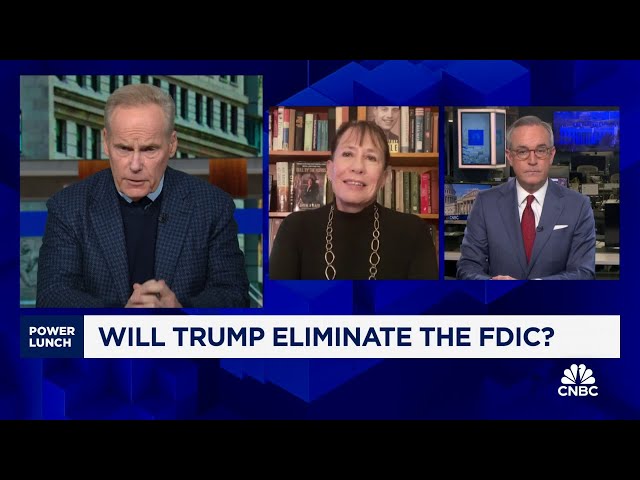 ⁣Former FDIC chair Sheila Bair: Eliminating the FDIC would be a mistake