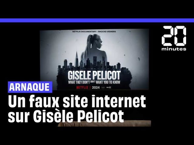 ⁣Un faux site sur Gisèle Pelicot pour gagner de l'argent