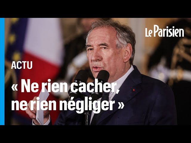 ⁣François Bayrou : les cinq engagements du nouveau Premier ministre