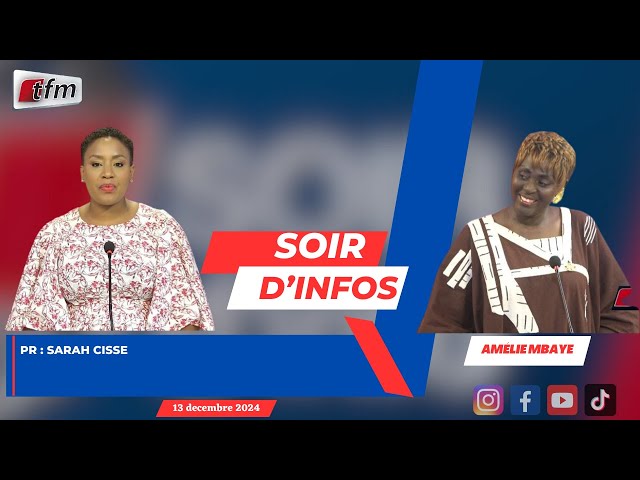 ⁣Soir d´infos en français - Pr : Sara CISSE - invite : Amélie MBAYE "actrice" - 13 Décembre