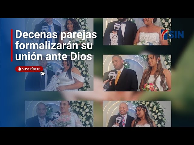 ⁣Parejas contraen nupcias | Noticias #SINyMuchoMás: 13/12/2024