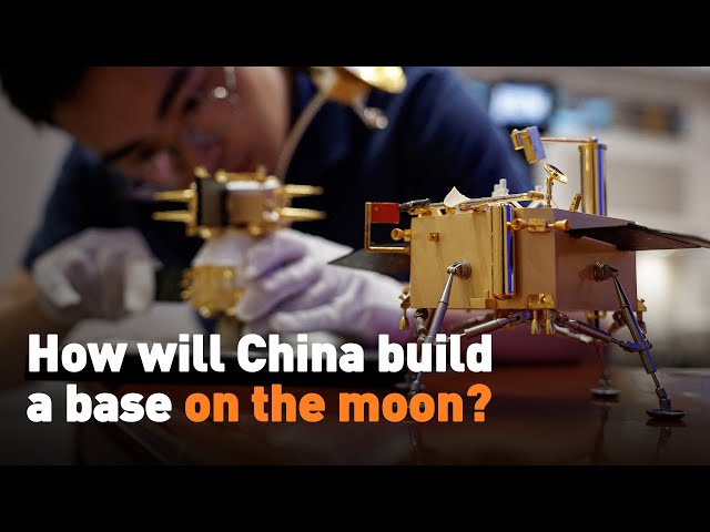 ⁣How will China build a base on the moon?