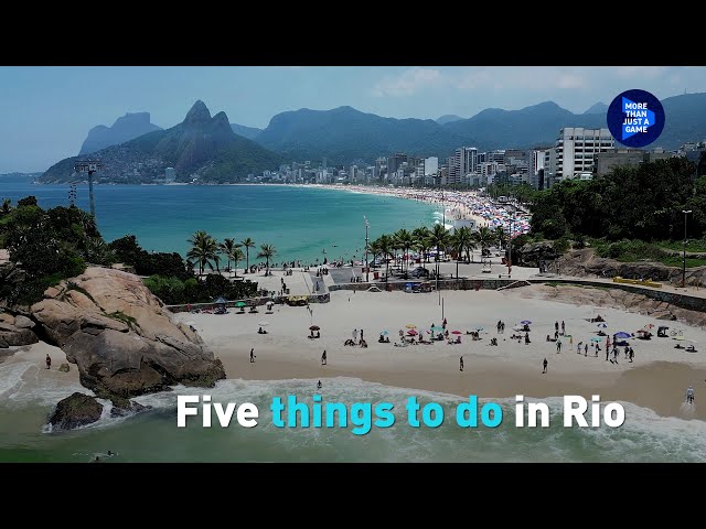 ⁣Five things to do in Rio de Janeiro