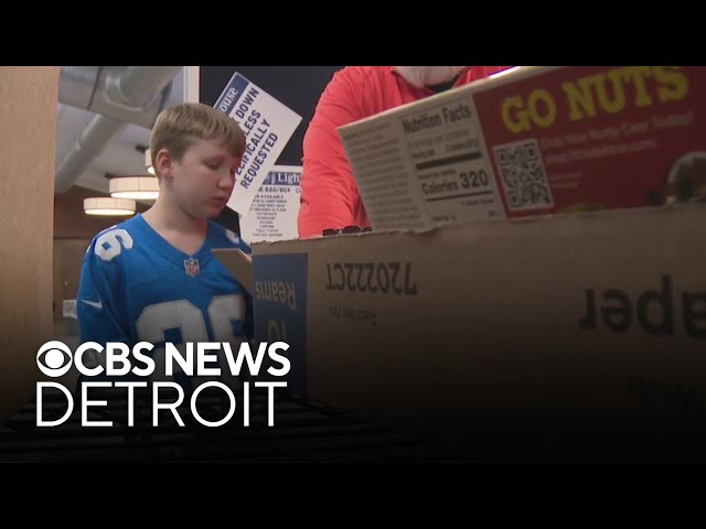 ⁣Michigan boy, 9, receives tickets to his first Detroit Lions game after giving back