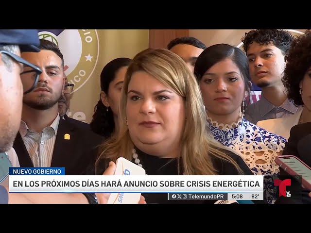 ⁣Jenniffer González dice creará grupo para trabajar con la crisis energética