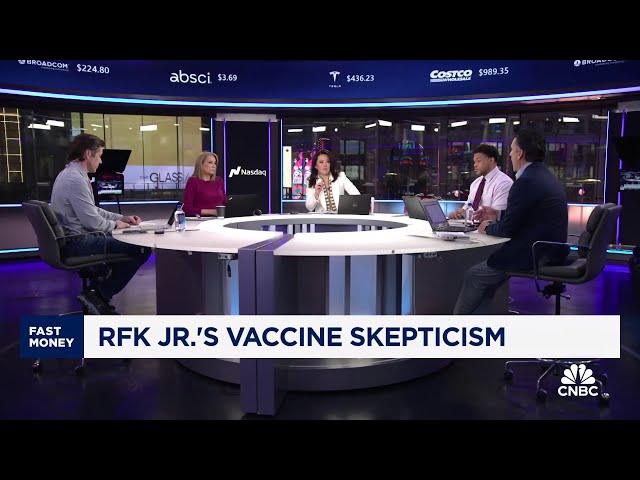 ⁣'Fast Money' traders on what vaccine skepticism in Trump's prospective cabinet means 