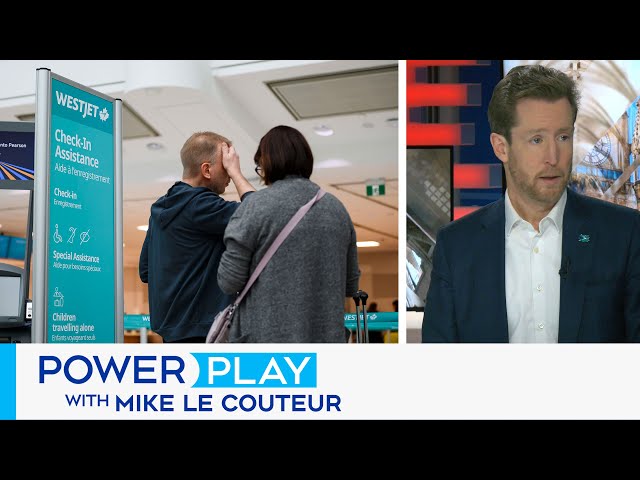 ⁣"Off the chart" government fees to blame for higher fares: WestJet | Power Play with Mike 