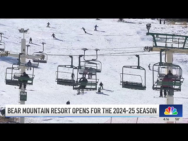 ⁣Three Big Bear ski resorts open their slopes for the winter season