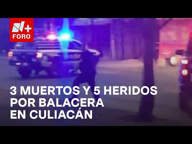 ⁣Enfrentamiento armado deja 3 muertos y 5 heridos en Culiacán - Las Noticias