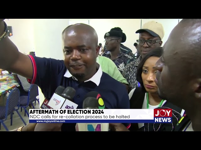 ⁣Aftermath of Election 2024: NDC calls for re-collation process to be halted