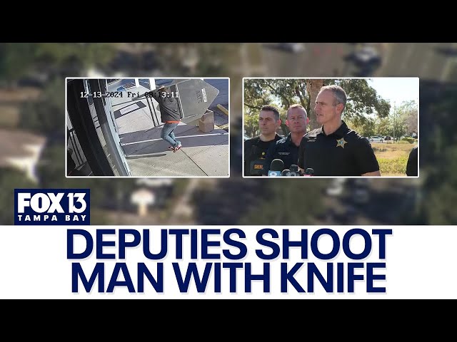 ⁣Pasco man shot by police after he tried to break into gun store with knife