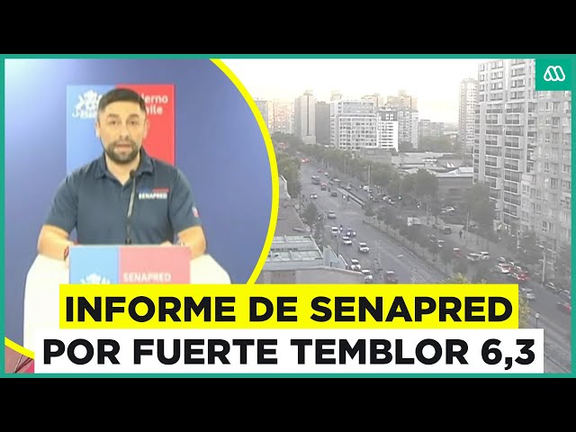 ⁣Sin fallecidos y se descarta alerta de tsunami: Vocería Senapred por fuerte temblor en zona central