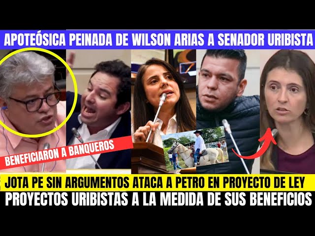 ⁣APOTEÓSICA PEINADA DE WILSON ARIAS AL URIBISTA CARLOS MEISEL.LA PAUPERRIMA OPOSICIÓN DE PALOMA Y JP