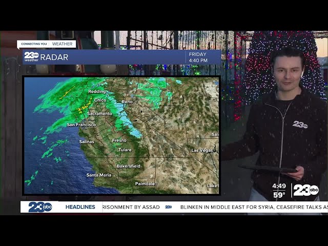 ⁣23ABC Evening weather update December 13, 2024