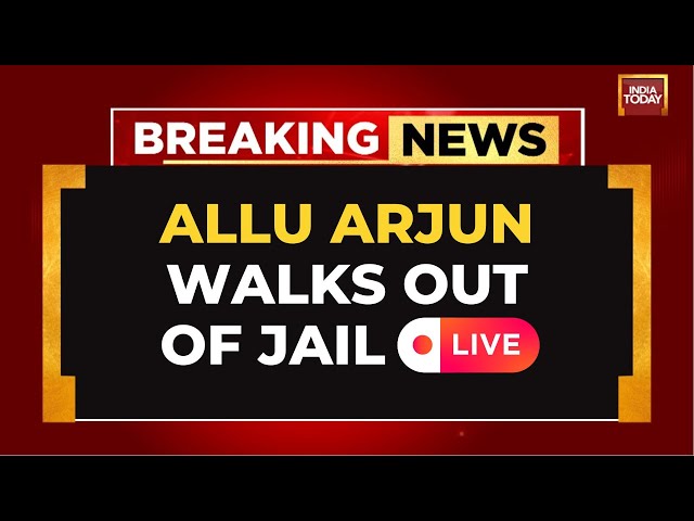 ⁣Politics Over Allu Arjun's Arrest LIVE | Allu Arjun Walks Out Of Jail After HC Grants Interim B