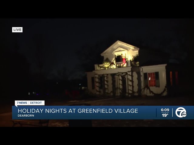 ⁣Holiday Nights gets families in the holiday spirit at Greenfield Village