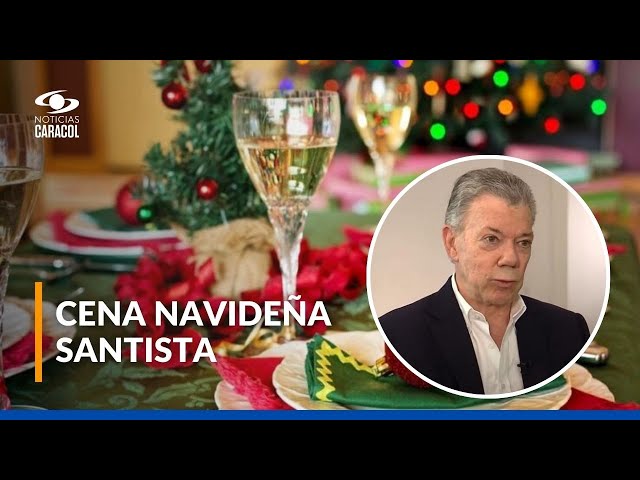 ⁣La cena navideña a la que asistieron Juan Manuel Santos y personalidades del santismo