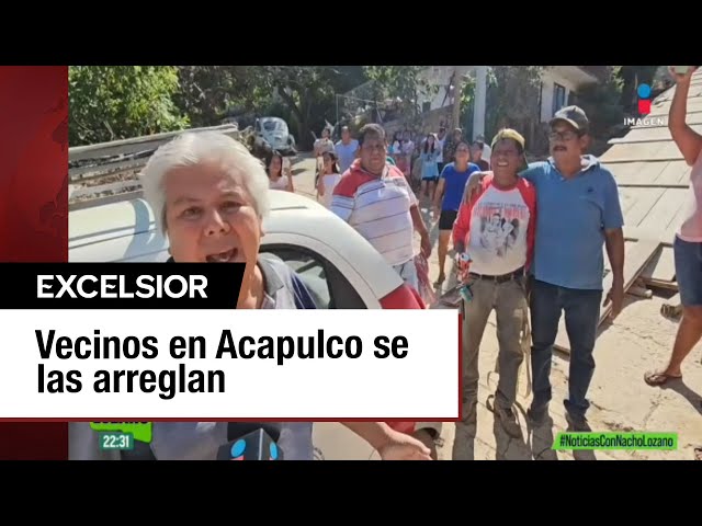 ⁣Vecinos de Acapulco toman acción ante falta de apoyo tras huracán John