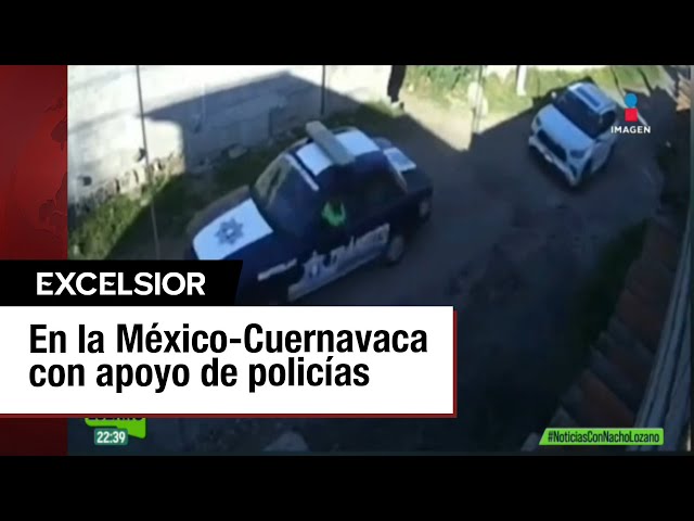 ⁣Bandas de secuestradores operan en la México-Cuernavaca con apoyo de policías