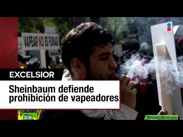 ⁣Vapeadores hacen más daño que el cigarro por sustancias: Sheinbaum