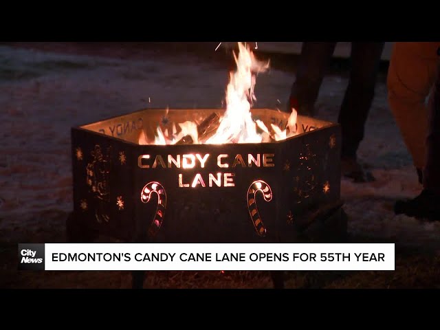 ⁣Edmonton’s Candy Cane Lane lights up for 55th year