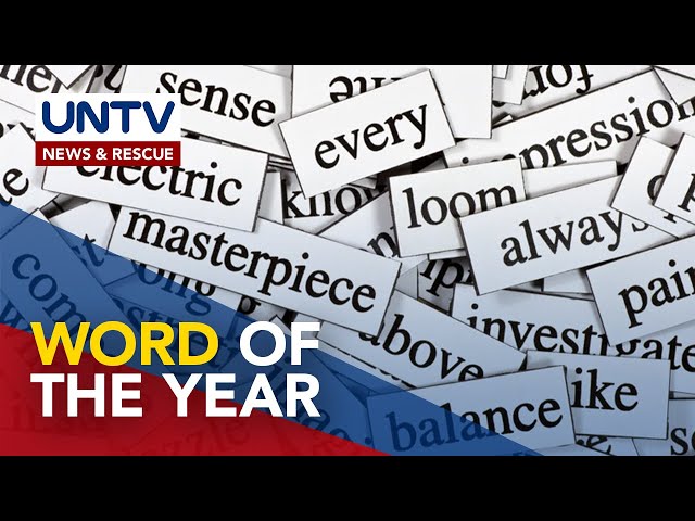 ⁣"Manifest", itinuring na Word of the Year ng Cambridge Dictionary