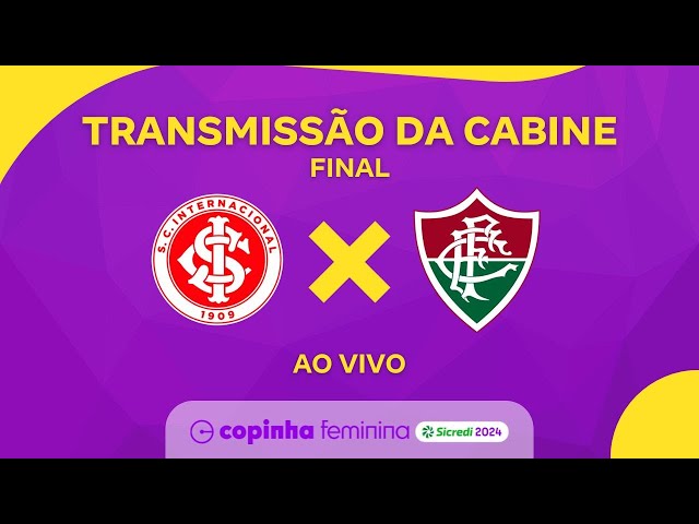 ⁣BASTIDORES COPINHA 2024: Acompanhe ao vivo a transmissão da cabine de Internacional e Fluminense