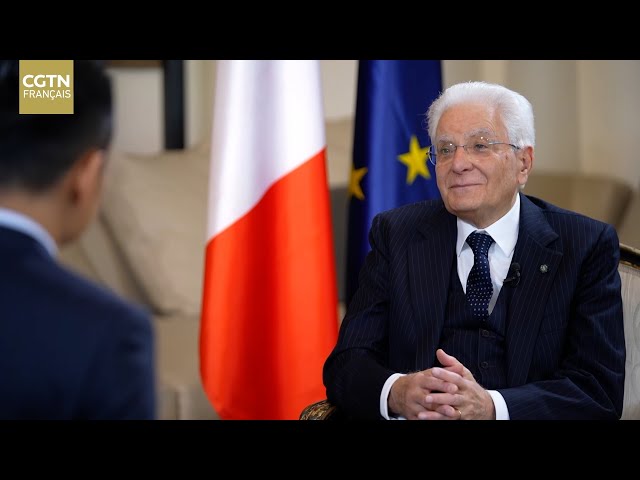 ⁣Président italien : Amitié, mot clé des relations Italie-Chine