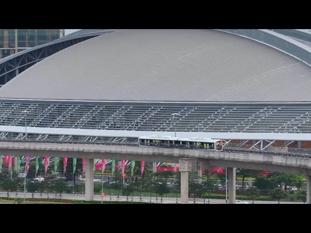 ⁣GLOBALink | Traveling on Macao Light Rapid Transit Hengqin Line