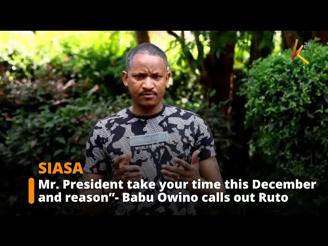 ⁣“Mr President, Kenyans are not mapepo it is you who has the culture ya kupinga kila kitu”-Babu Owino