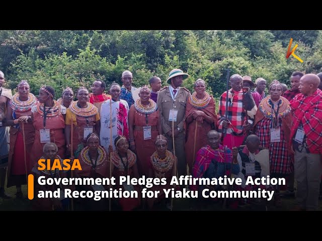 ⁣Yiaku community assured of affirmative action and tribe recognition