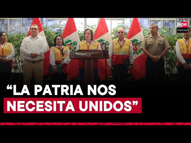 ⁣Presidenta Dina Boluarte: “Estamos dejando un Perú mejor al que encontramos”