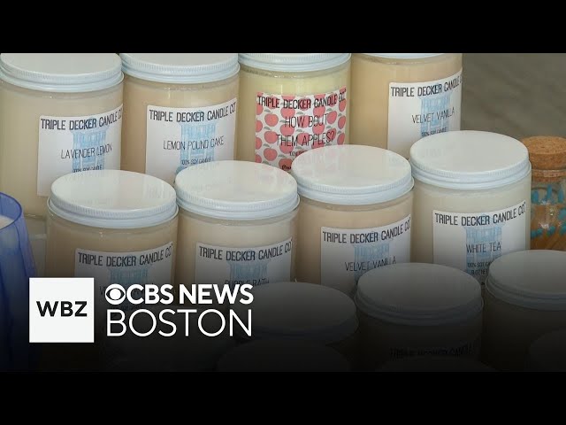 ⁣Dorchester candle company gives back to the community with each candle sold